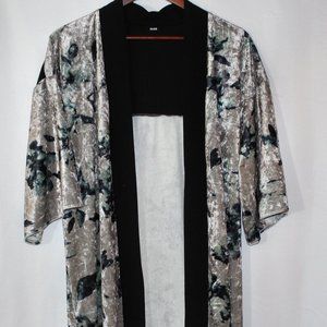 Velvet Duster Kimono - short sleeve
